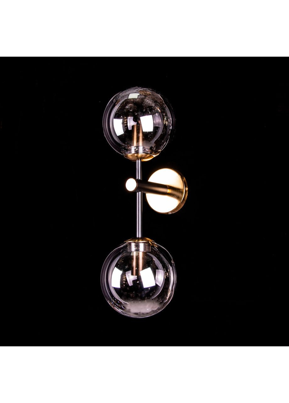 Бра на две лампочки 2900/2W/BK+copper No Brand (352230357)