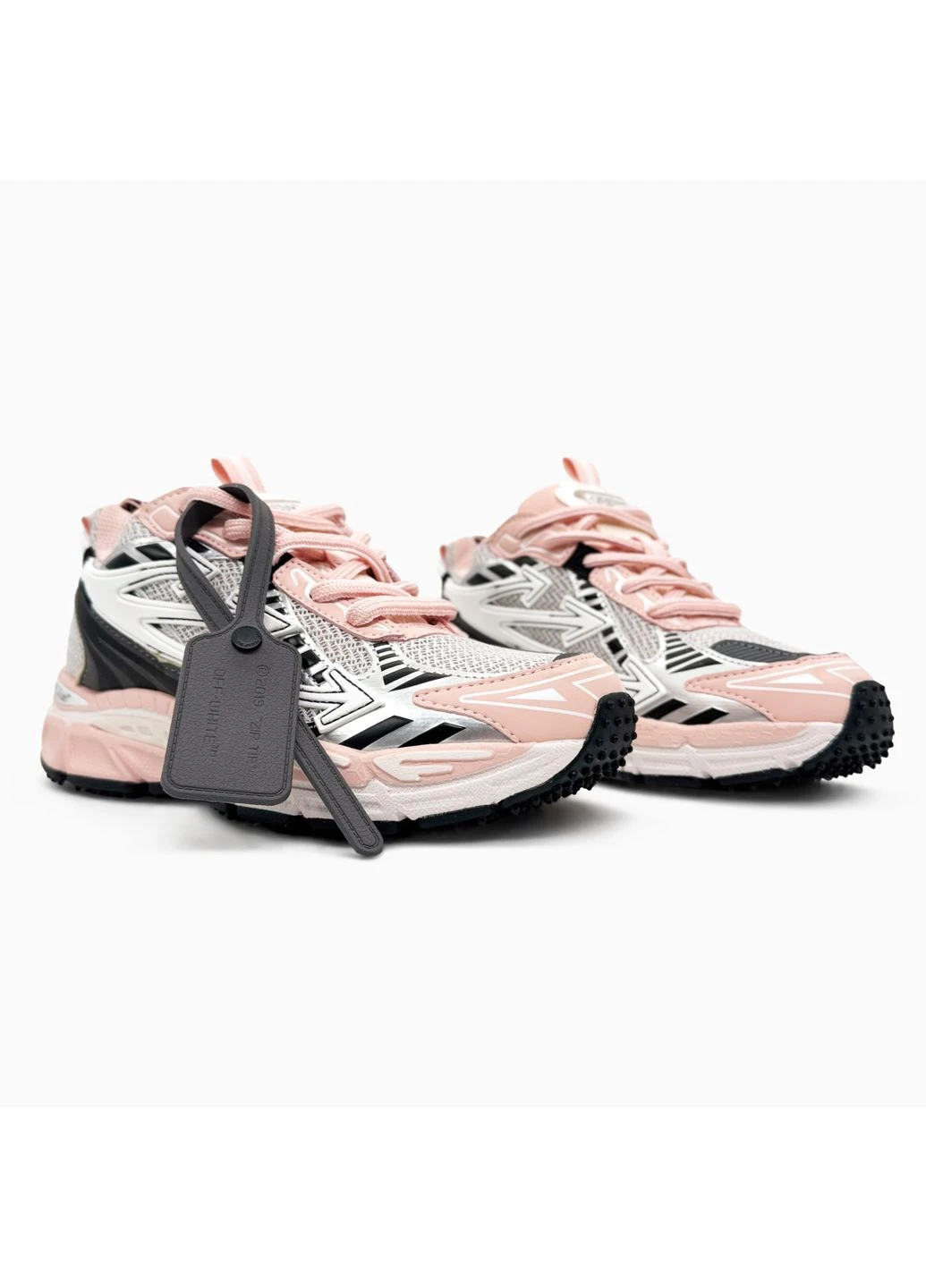 КРОСІВКИ ЖІНОЧІ OFF-WHITE BE RIGHT BACK/LIGHT PINK ОФФ ВАЙТ БІЛІ No Brand білі демісезони (391946757)
