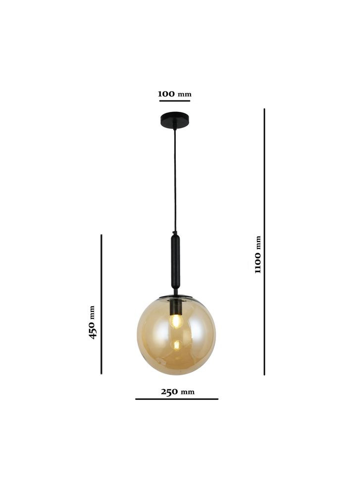 Подвесной светильник 91635251 BK+BR (LVS3455) Levistella (305757124)