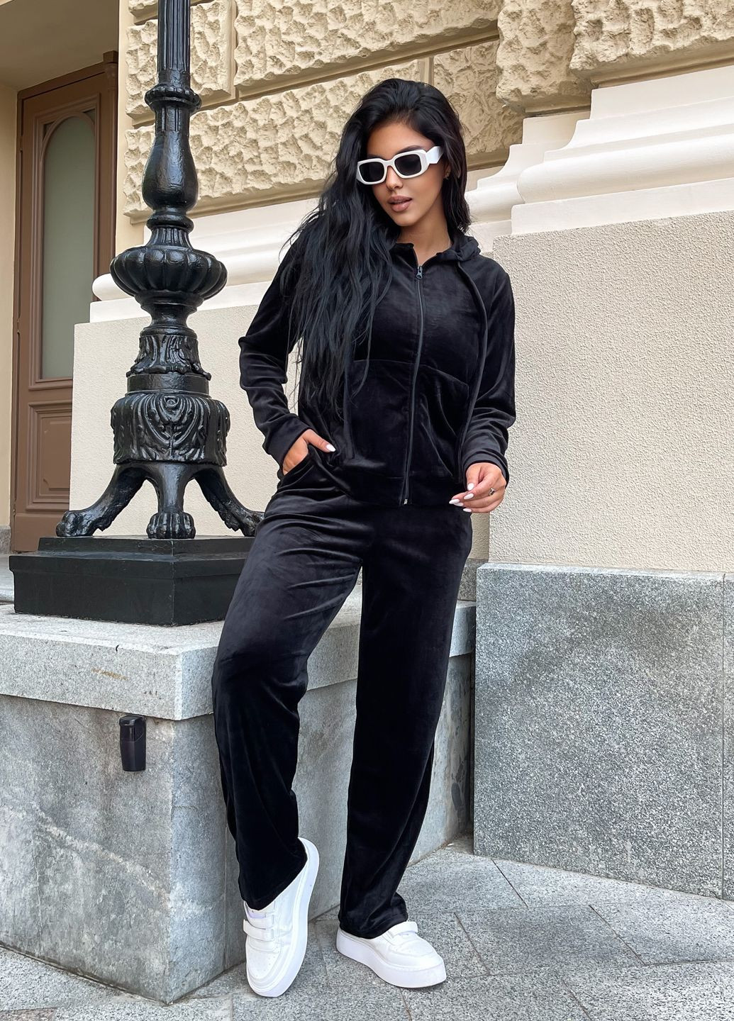 Велюровый спортивный костюм на молнии Modena (322721965)