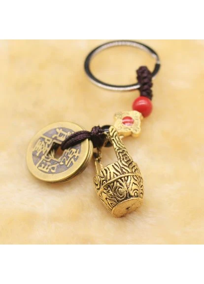 Брелок Фен Шуй Кошик для багатства + 5 монет No Brand (380379690)