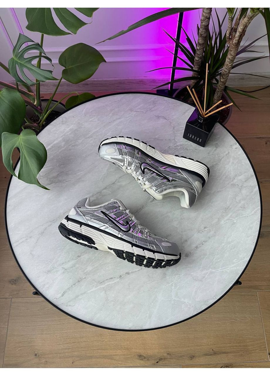 Кросівки жіночі і чоловічі Nike P6000 White Silver Black | Найк Р6000 срібні No Brand срібні демісезони (356764846)