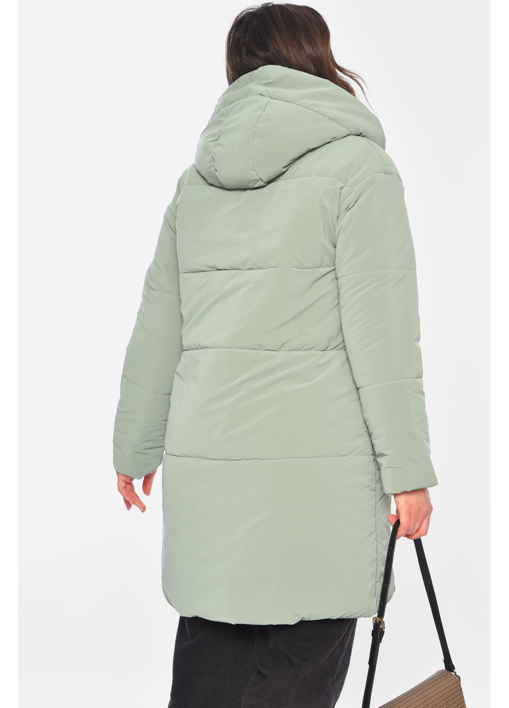 М'ятна демісезонна куртка жіноча демісезонна м'ятного кольору Let's Shop