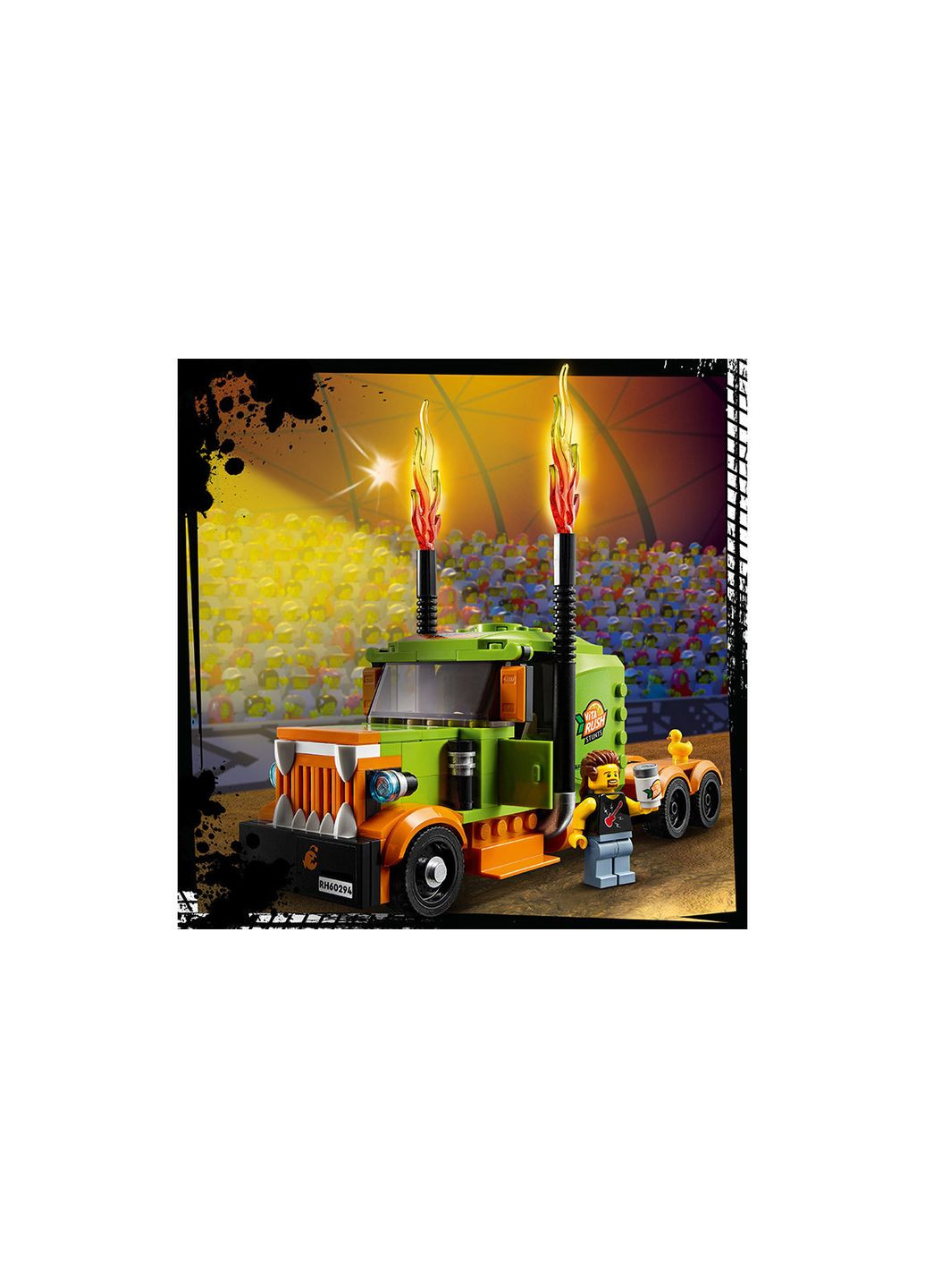 City Stuntz Грузовик для шоу каскадеров 420 деталей (60294) Lego (304055119)
