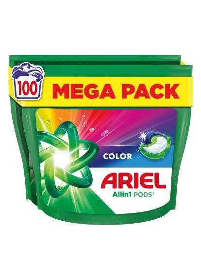 Капсули для прання Pods All-in-1 Color Для кольорового 100 шт. (8700216764179) Ariel (397318855)