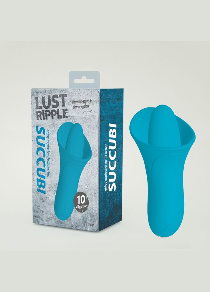 Вібратор для стимуляції клітора Lust Ripple Succubi, блакитний Chisa (303889754)