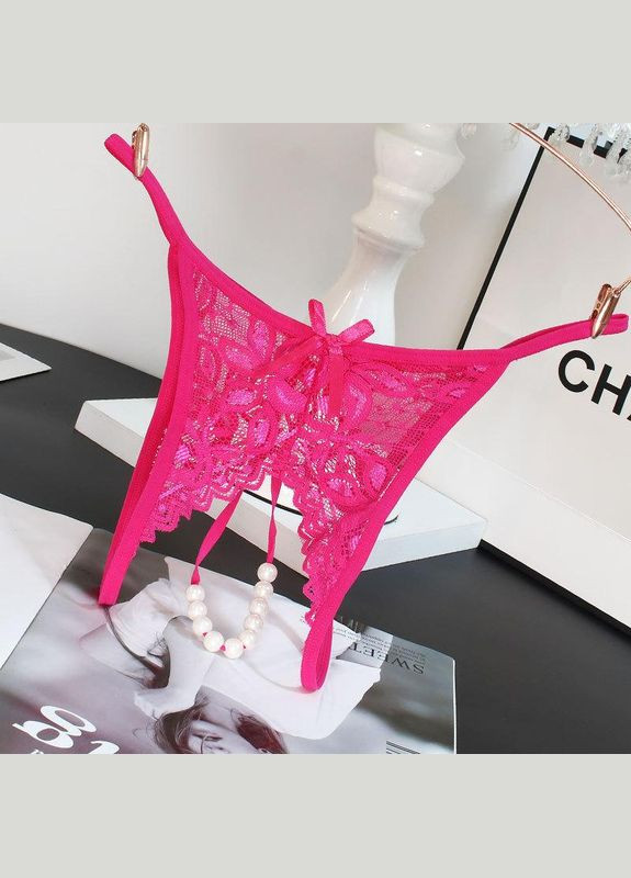 Жіночі трусики стрінги з перлинами (арт.8032) No Brand (346121503)