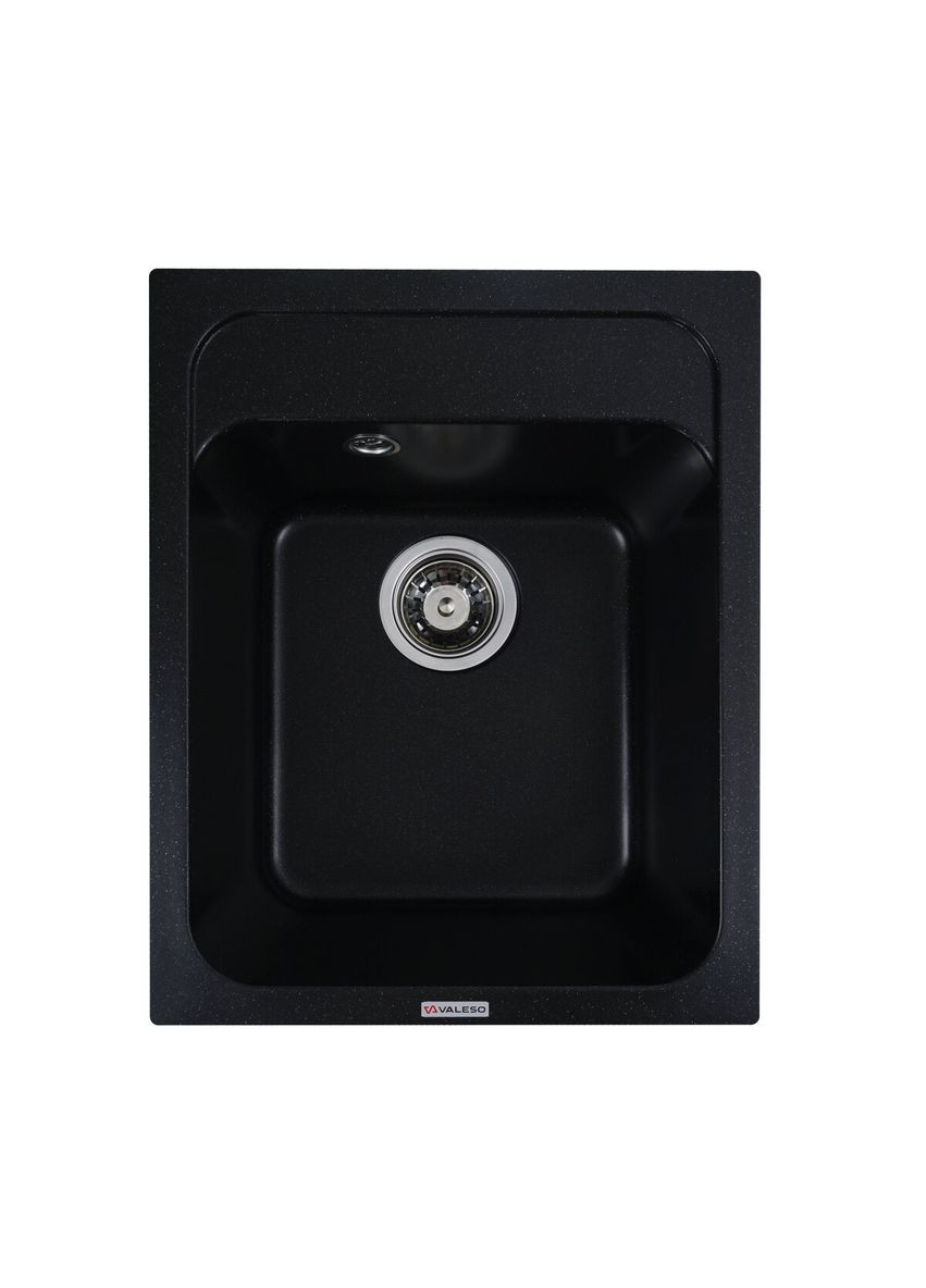 Гранитная мойка для кухни KORRADO 4050 матовая Черный металлик Valeso (336936295)