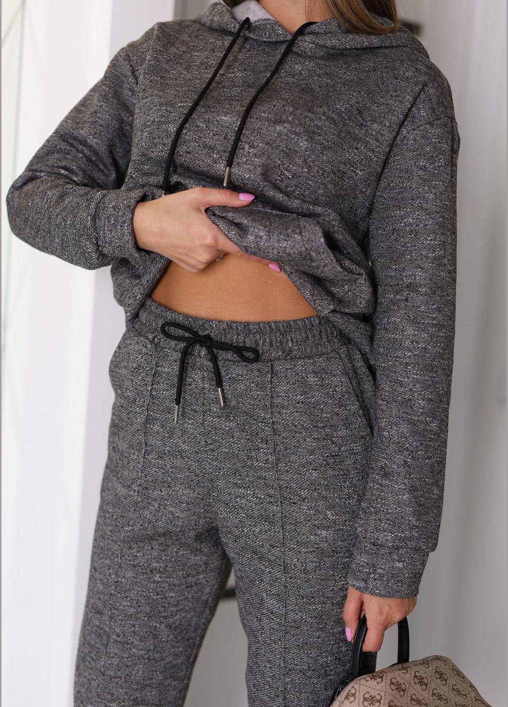 Повсякденний жіночий костюм-двійка з капюшоном INNOE Костюм (306461792)