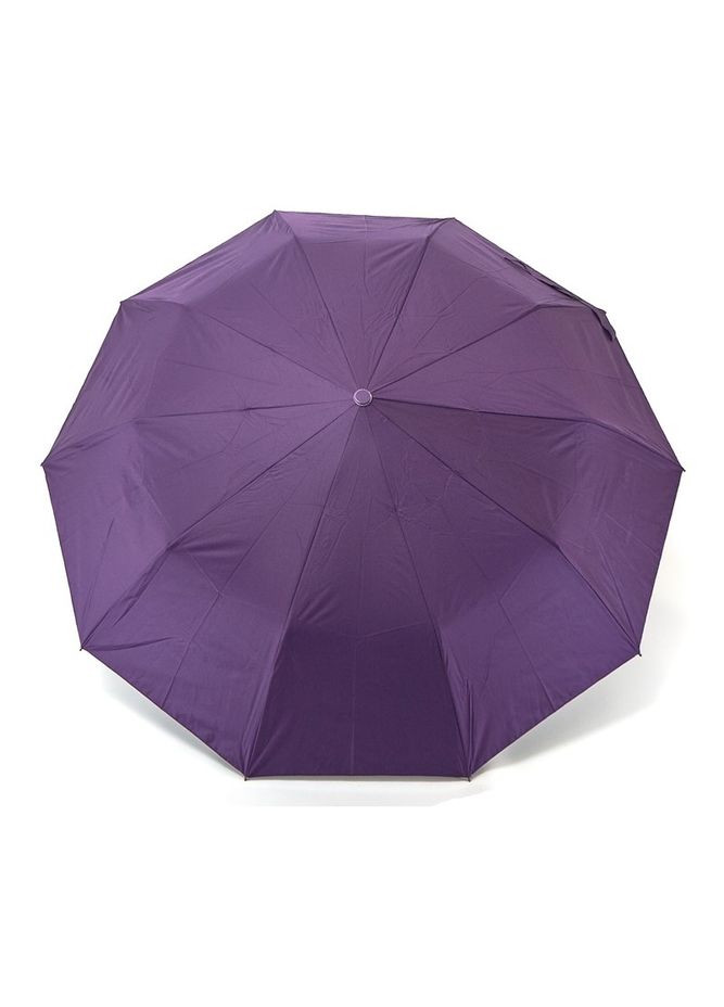 Фиолетовый зонт женский №m639 полуавтомат на 10 спиц с цветами под куполом фиолетовый Bellissimo средний система антиветер (303727756)