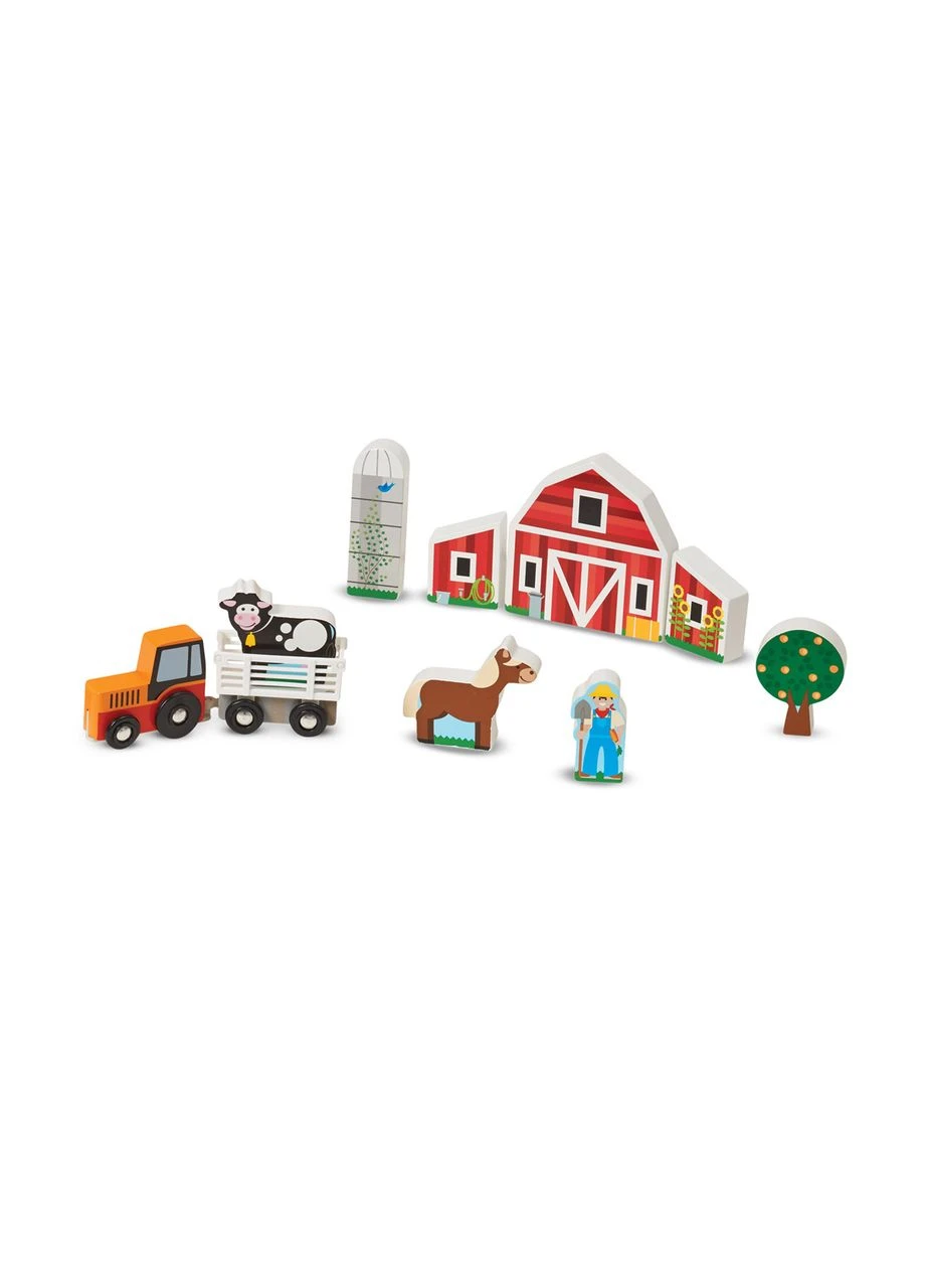 Деревянный набор "Ферма и трактор" Melissa&Doug MD14800 Melissa & Doug (388964046)
