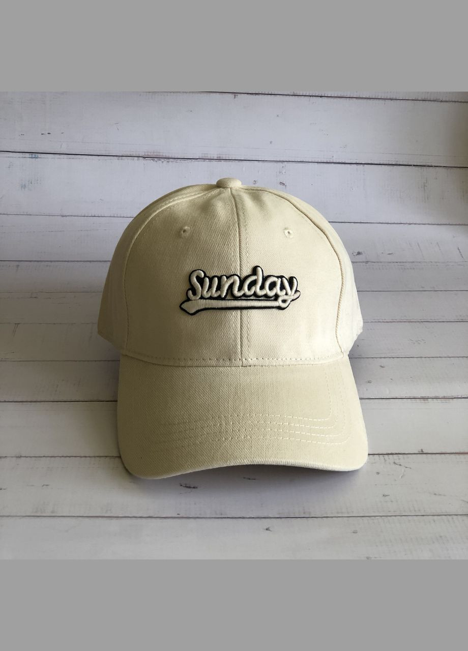 Бейсболка з написом Sunday кепка панамка 57-59 (13-50) No Brand (315348956)