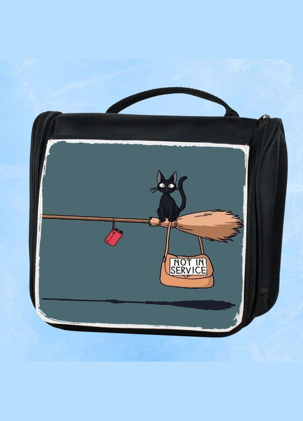 Дорожня сумка - органайзер для косметики несессер Art #37 Чорна No Brand (318677045)