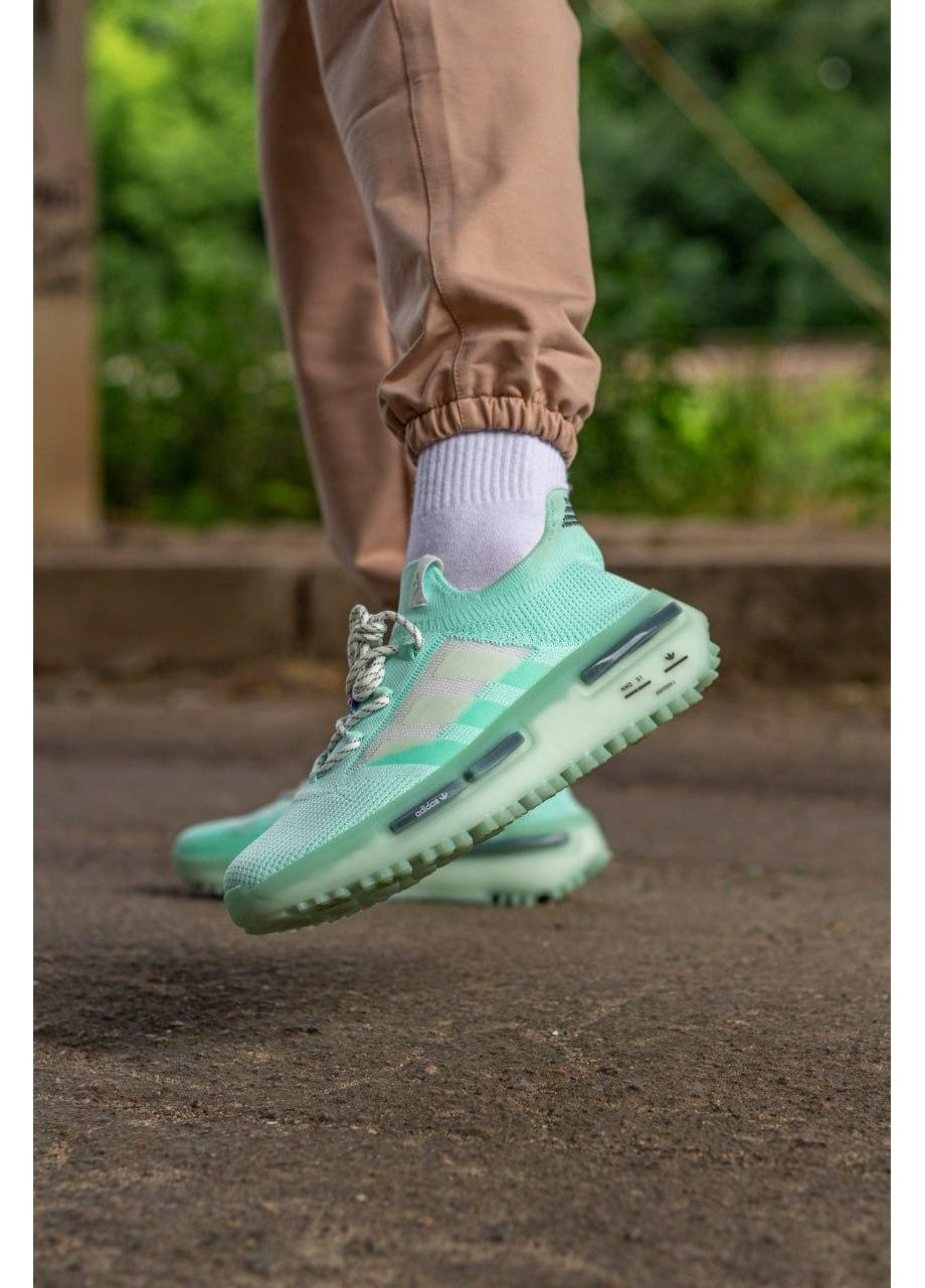 КРОСІВКИ ЖІНОЧІ ADIDAS NMD S1 FRIENDS AND FAMILY MINT GREEN АДІДАС No Brand сірі демісезони (367177089)
