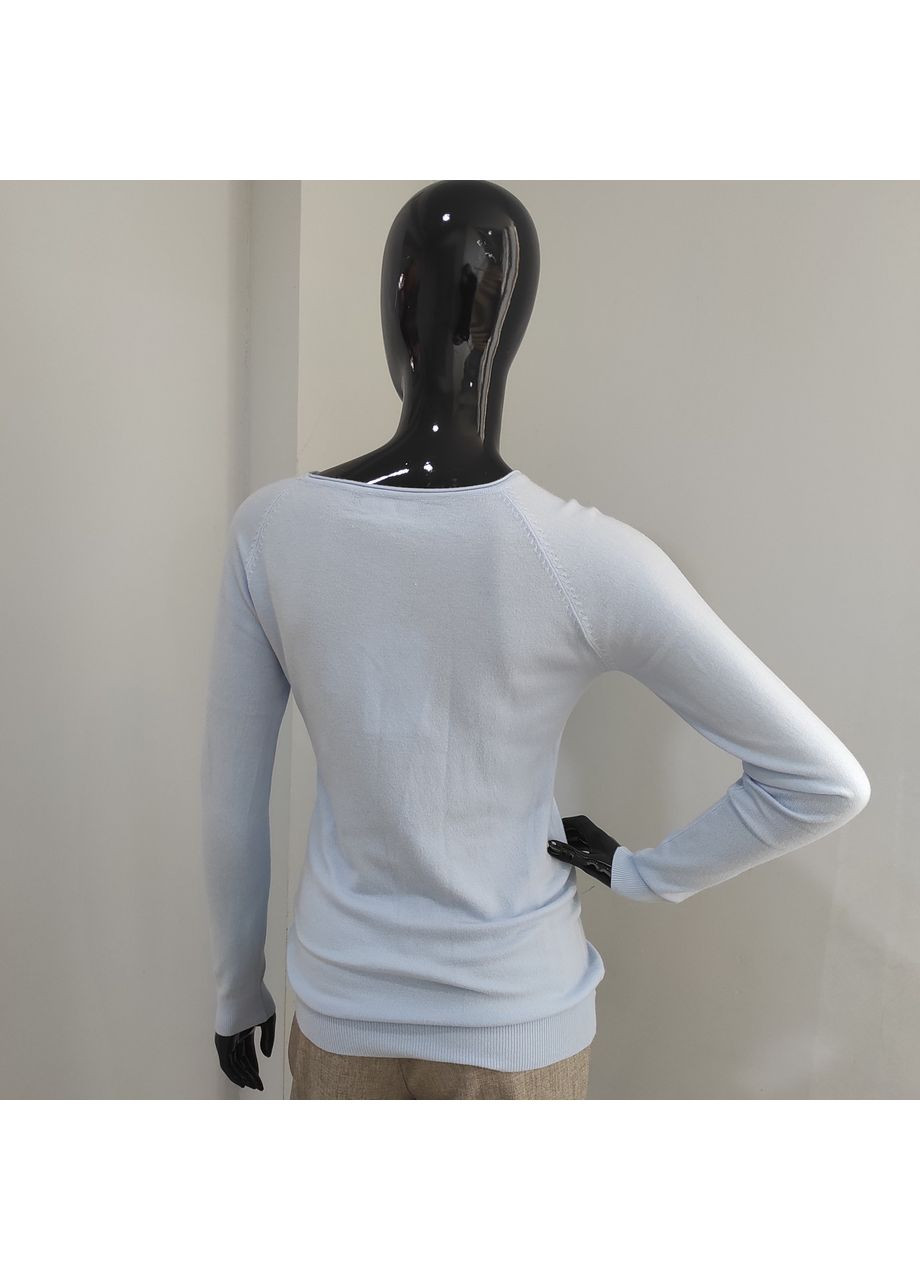 Голубой свитер женский джемпер вискоза однотонный тонкий 42/44 No Brand