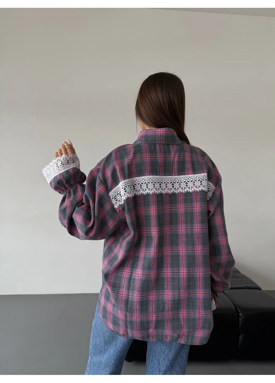 Сорочка жіноча з мереживними вставками Dress Code (380448230)