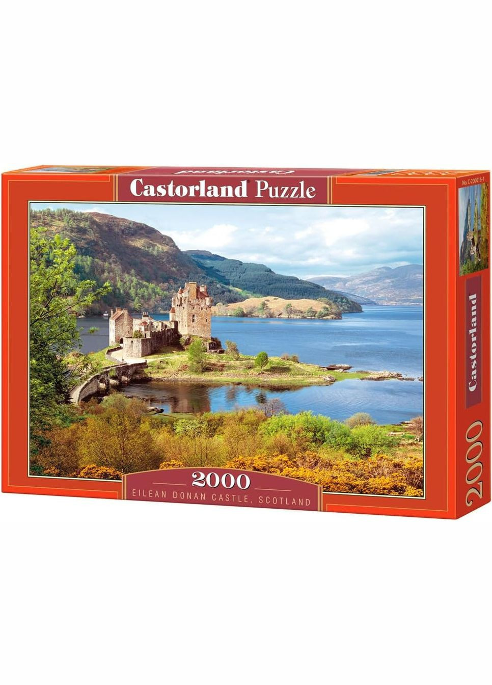 Пазл Замок Эйлен-Донан 2000 деталей Castorland (317187324)