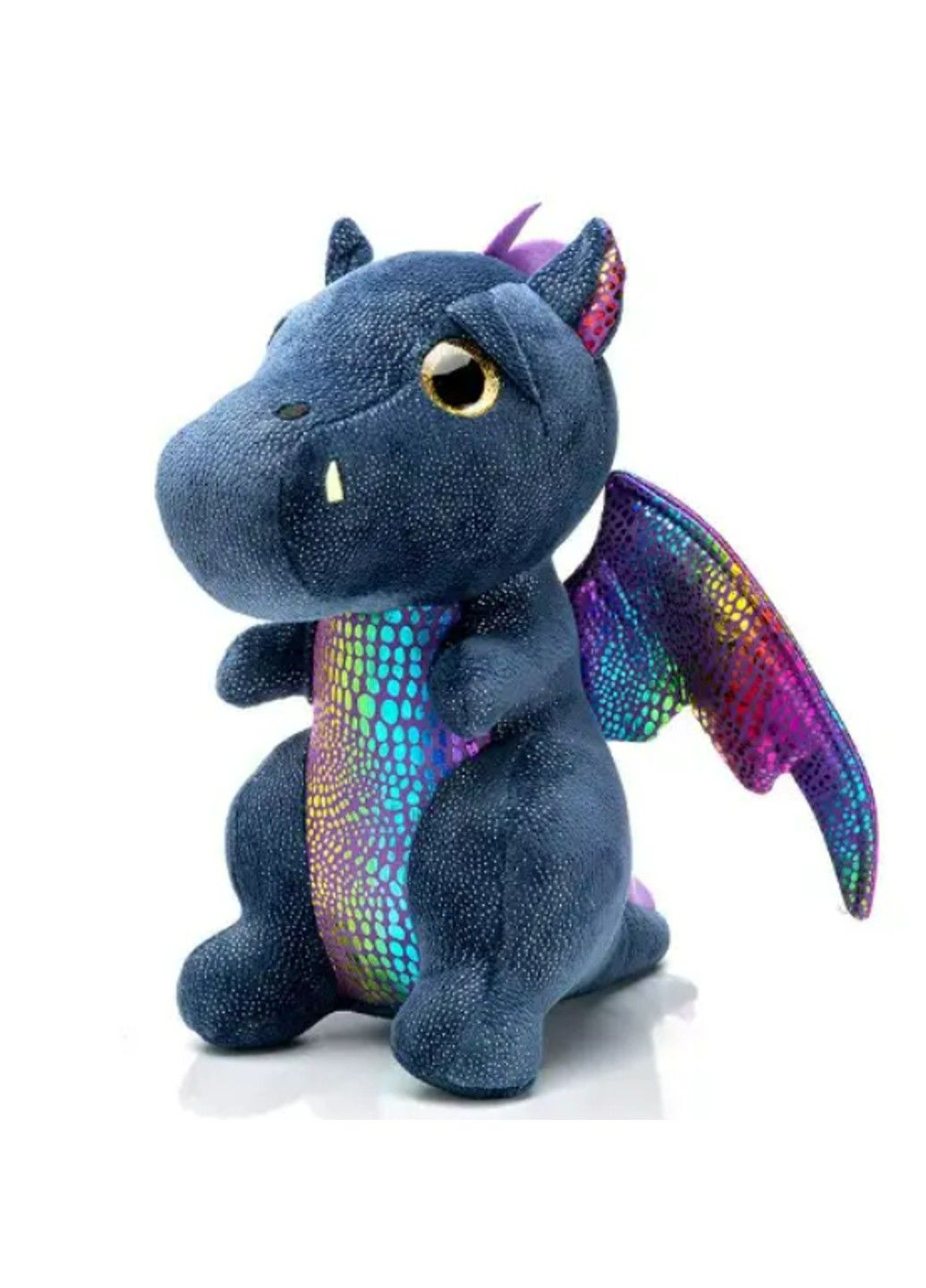 Мягкая игрушка синий дракон 23 cм No Brand (338432698)