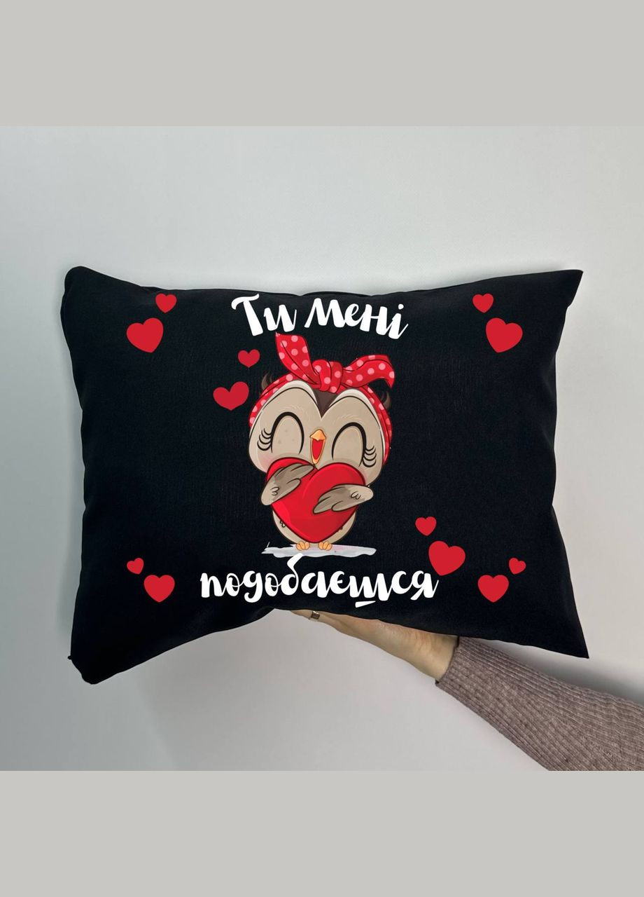 Подушка с принтом габардиновая 10 лет под одним одеялом, Розовая 35х35 (1242) Hand Made (350942352)