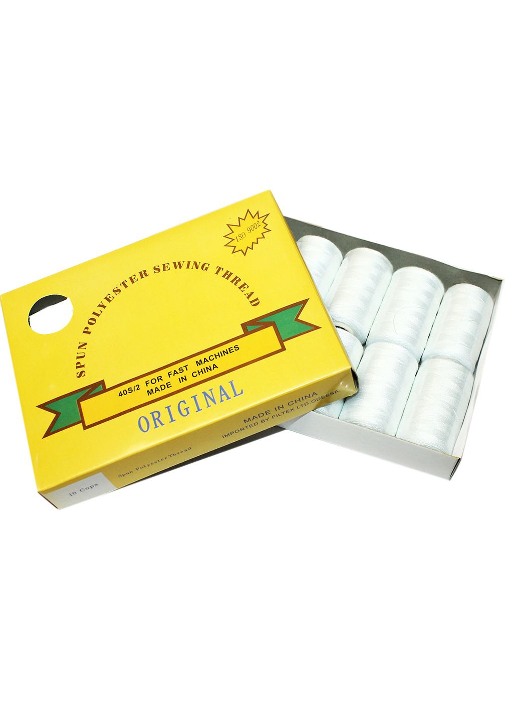 Нитки 777 білі упаковка 10шт FROM FACTORY TRI (335397960)