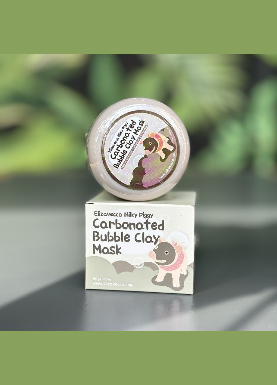 Маска для обличчя глиняно-бульбашкова Milky Piggy Carbonated Bubble Clay Mask, 100мл Elizavecca (311680640)