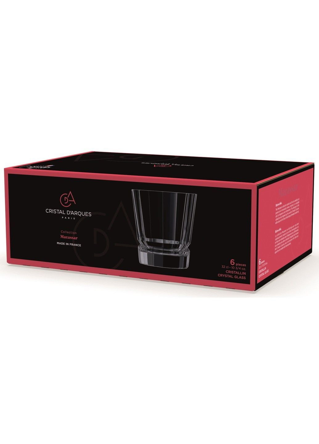 Стакан MACASSAR/НАБОР/6х320 мл низкий. (Q4337) CD'A (365275349)
