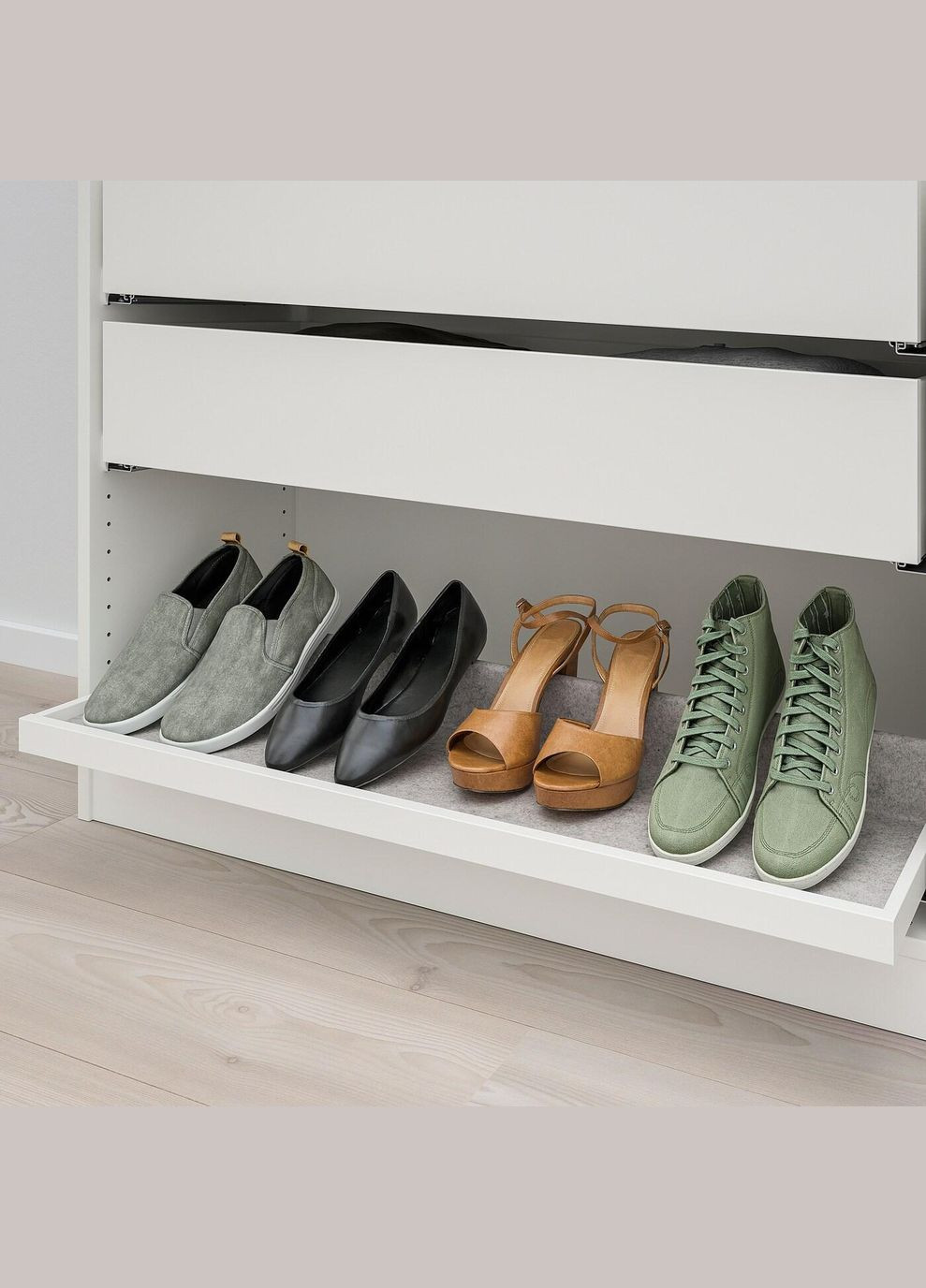Вставка для взуття для висувного ящика ІКЕА KOMPLEMENT 100х35 см (10446557) IKEA (278408184)