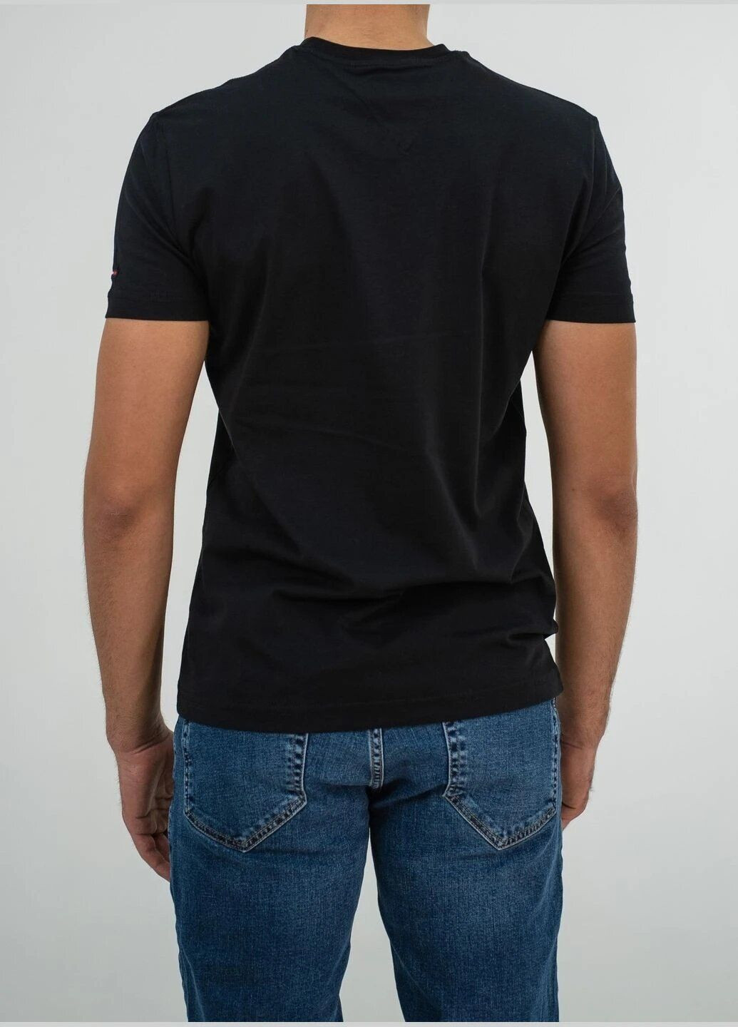 Чорна футболка чоловіча з коротким рукавом Tommy Hilfiger New York