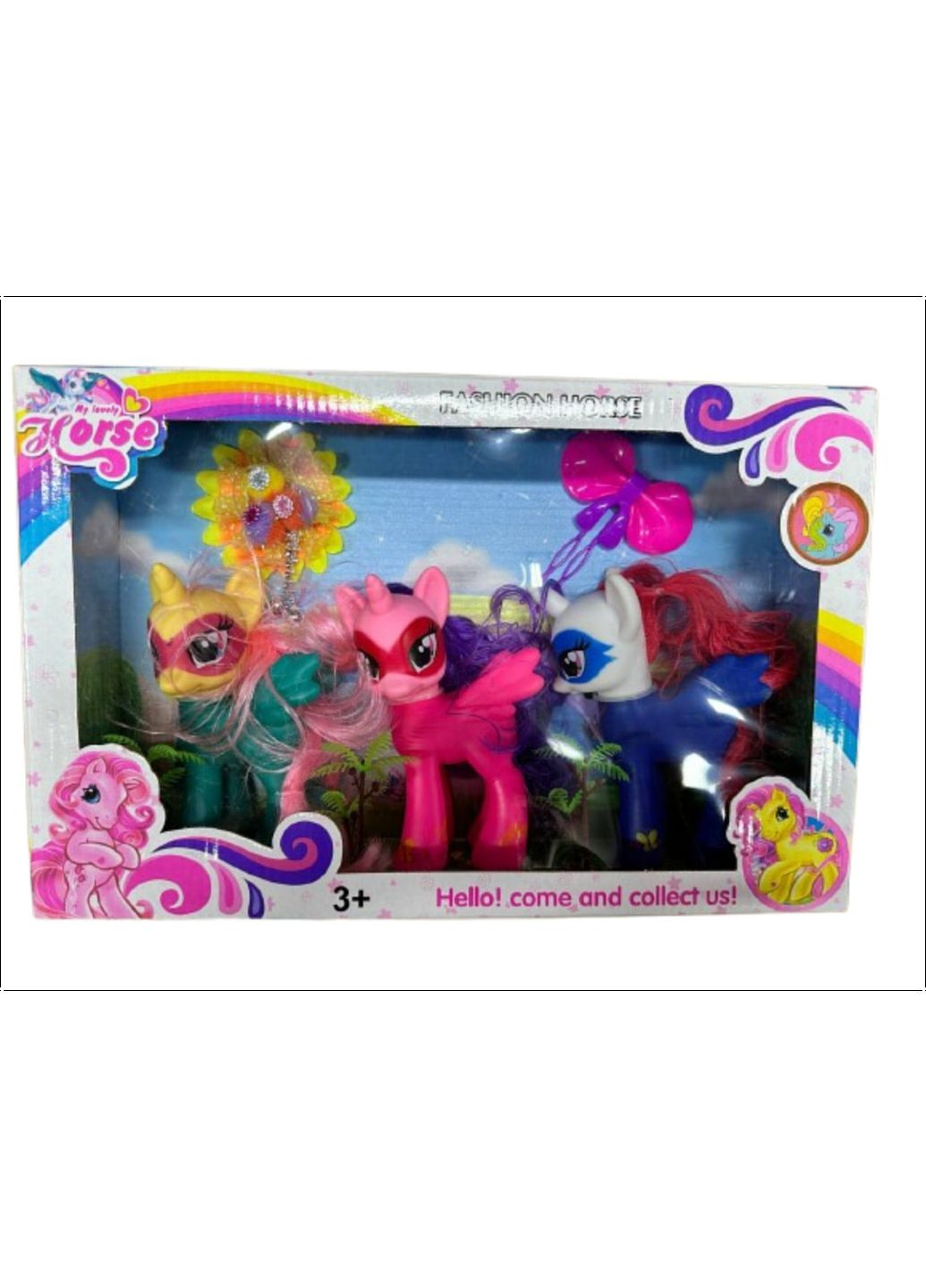 Ігровий набір Поні 3 шт набір Metr+ (308455039)