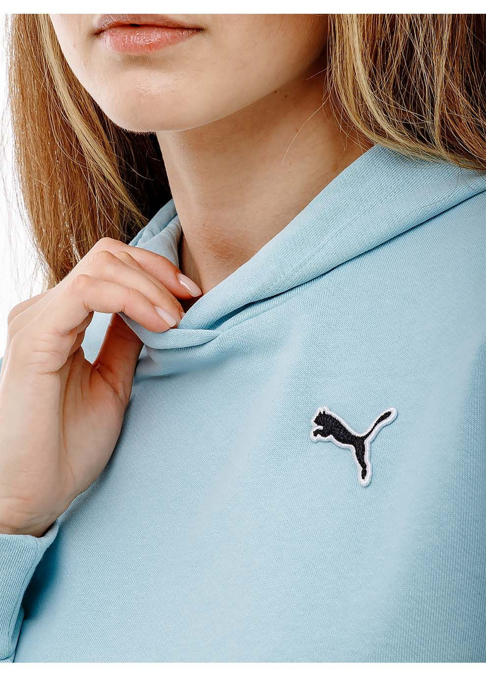 Женская Худи BETTER ESSENTIALS Hoodie Голубой Puma (302224417)