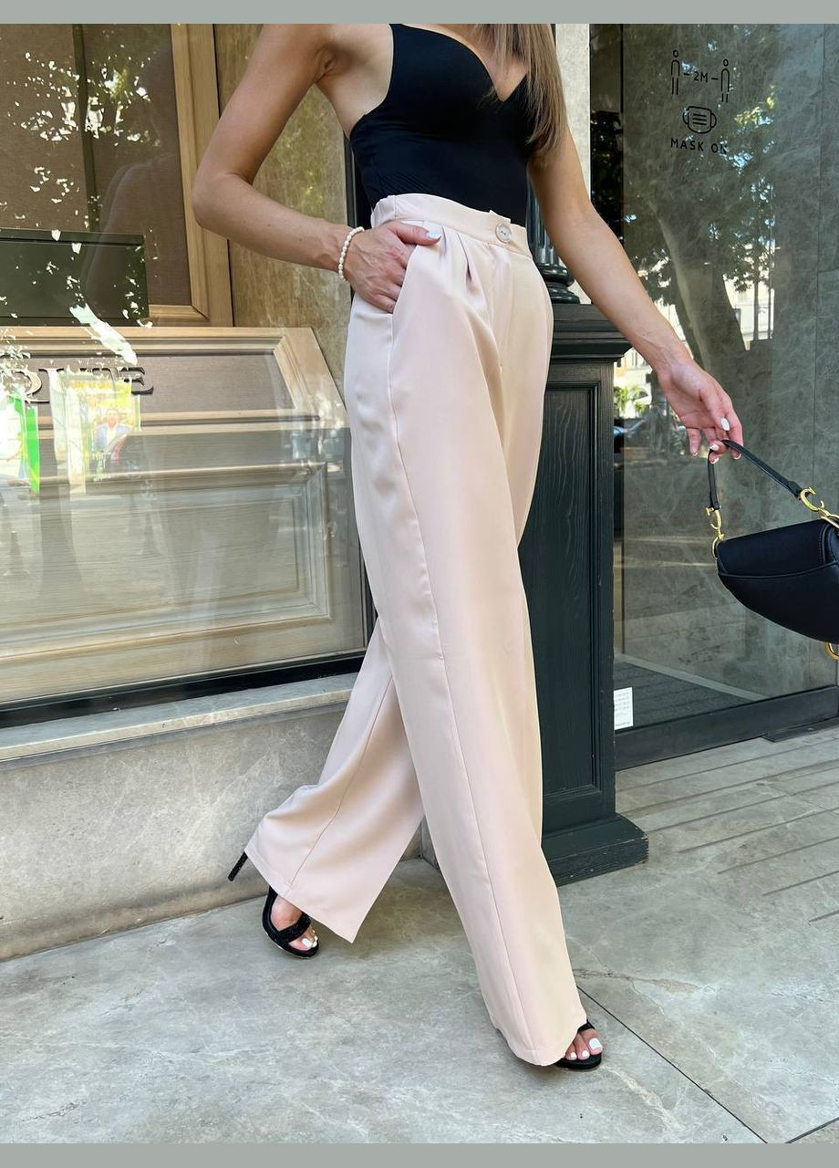 Жіночі брюки з високою посадкою MonCher (328058563)