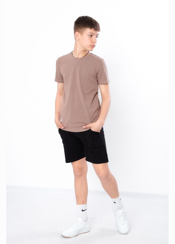 Подростковые шорты для мальчика однотонные с карманами (p-10861) Носи своє (363043722)