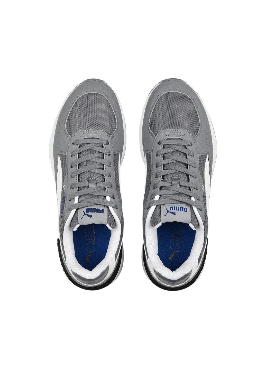 Серые всесезонные кроссовки graviton trainers Puma