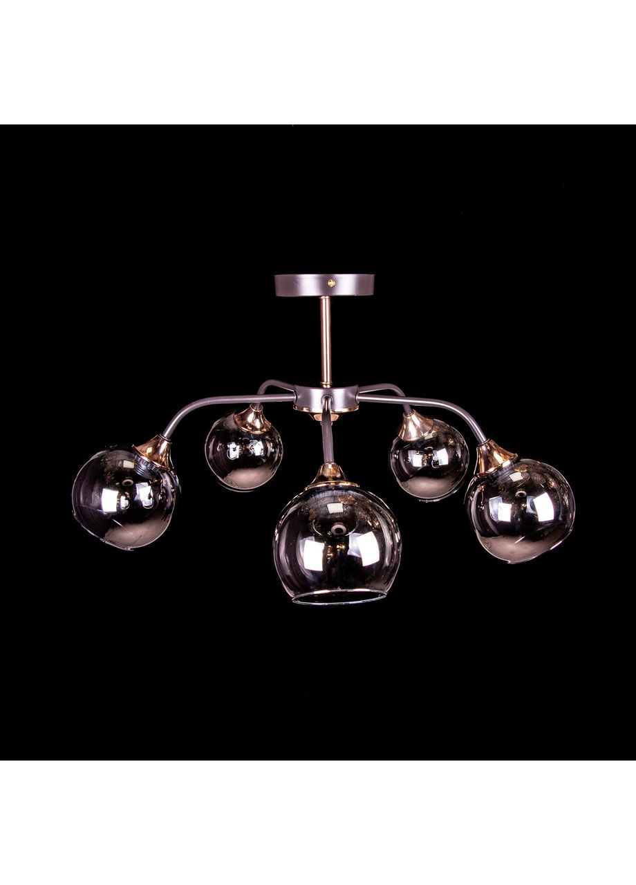 Люстра на 5 лампочки N5054/5/COFFEE+FGD No Brand (352229438)