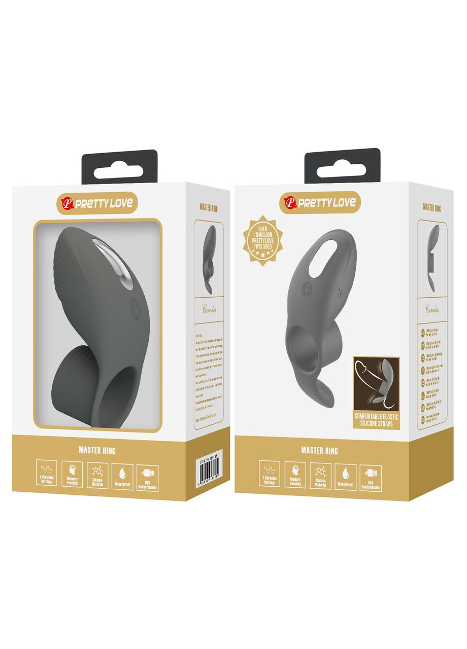 Эрекционное кольцо - Pretty Love Master Ring Cock Ring Black LyBaile (322184093)