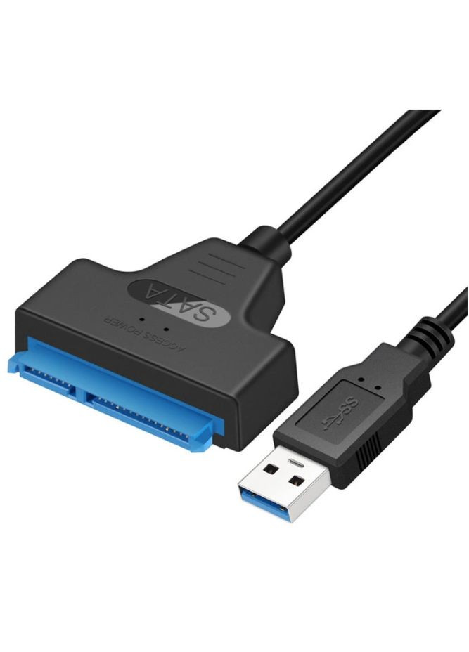 Переходник SATA USB 3.0 для жесткого диска HDD, ноутбука, Android, телевизора с LED подстветкой No Brand (282704006)