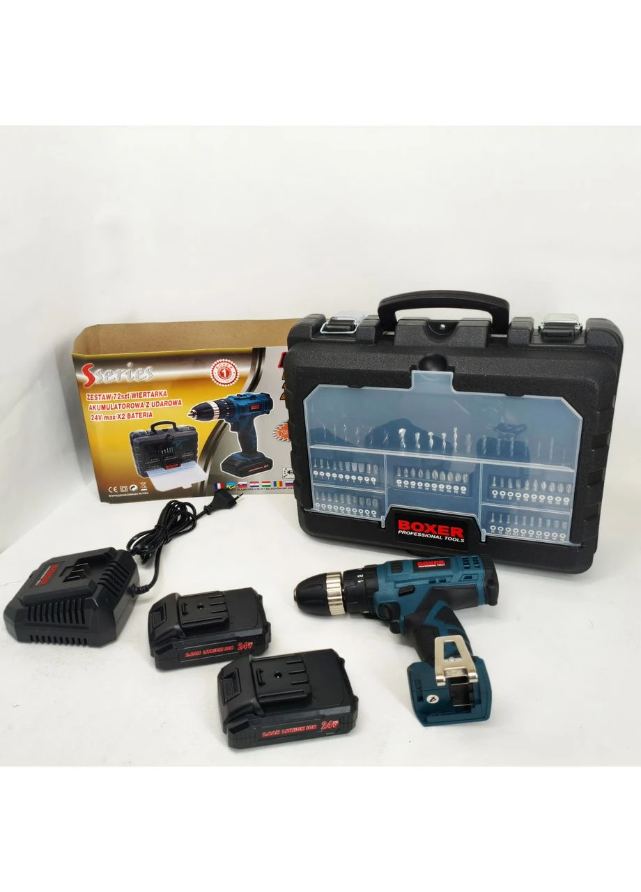 Портативний акумуляторний шуруповерт Boxer SR-004 24В No Brand (385298545)