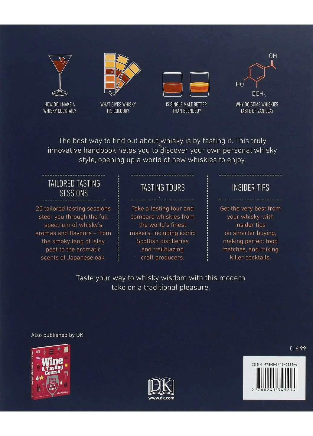 Whisky A Tasting Course Dorling Kindersley (370391431)