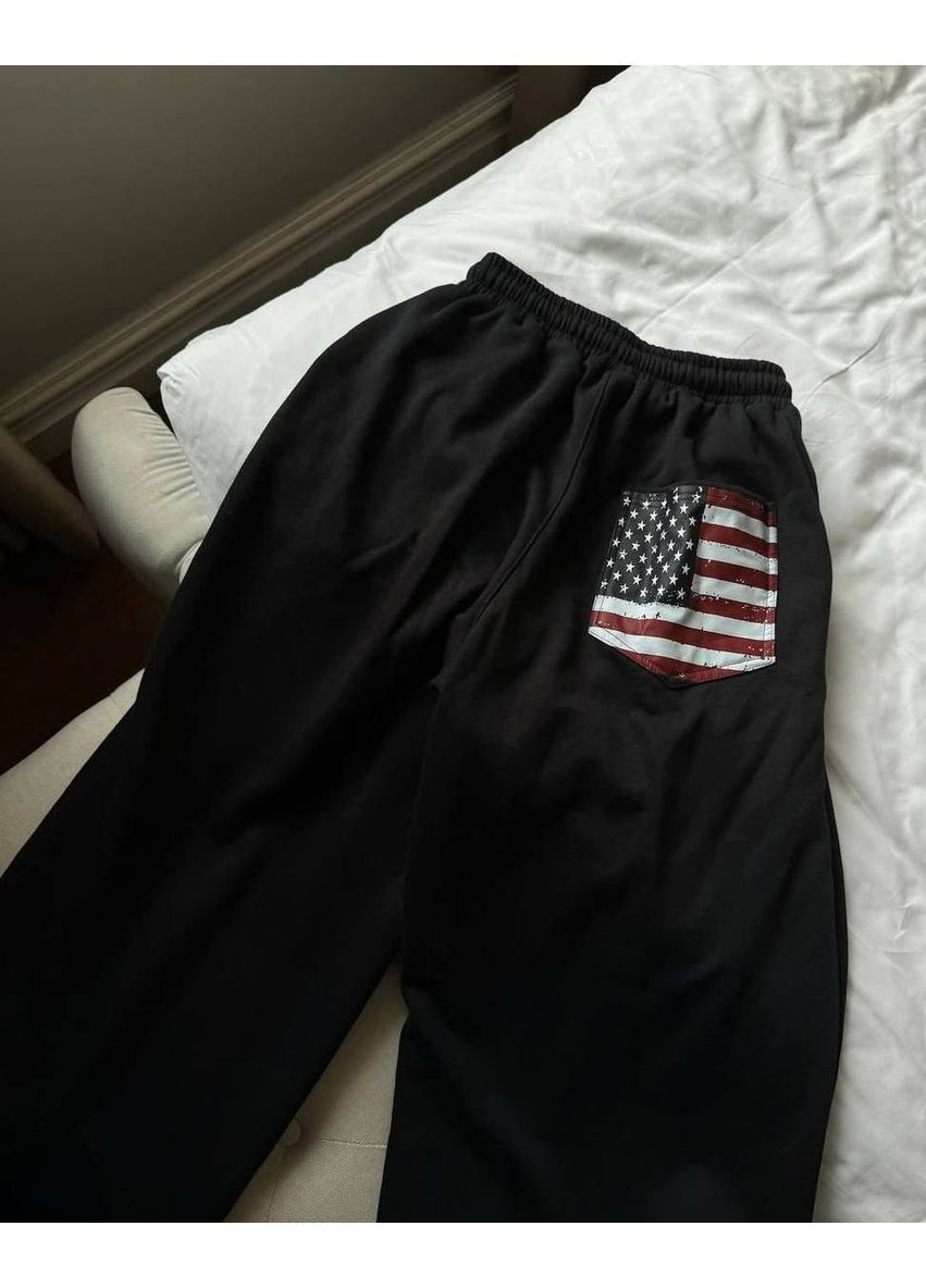 Обʼємні оверсайз штани з резинкою No Brand (362892921)