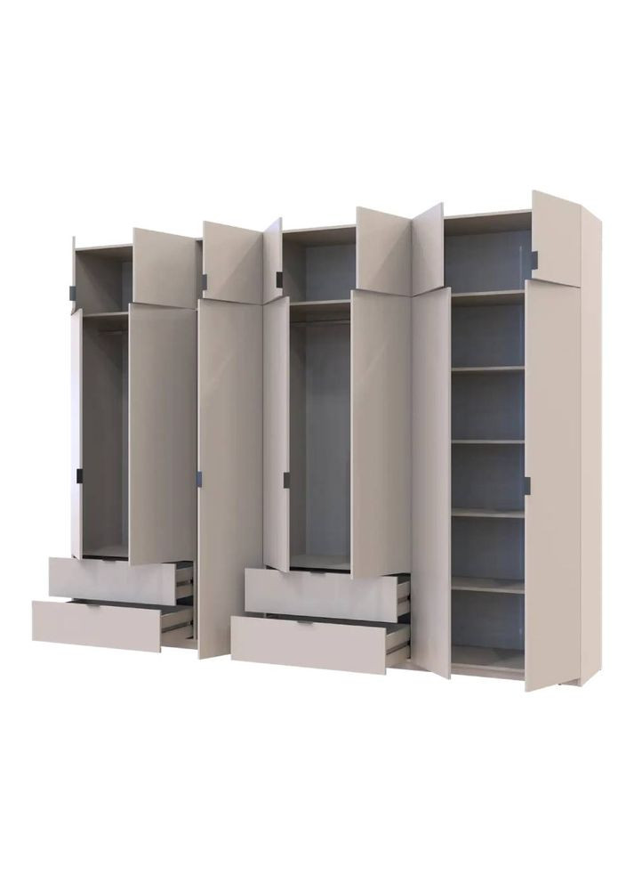 Комплект шаф для одягу Лукас (2 шт.) 315х50х240 см Кашемір (DRS-011719) Doros (362894766)