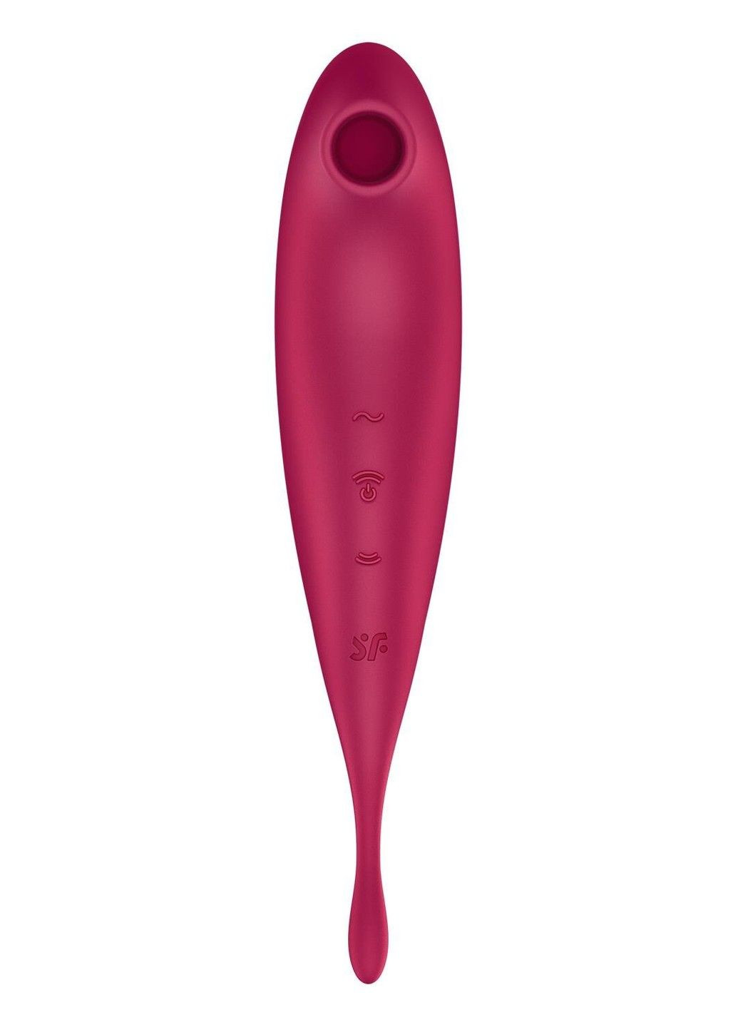 Смарт-вібратор для клітора з вакуумною стимуляцією Twirling Pro+ dark red Satisfyer (298350195)
