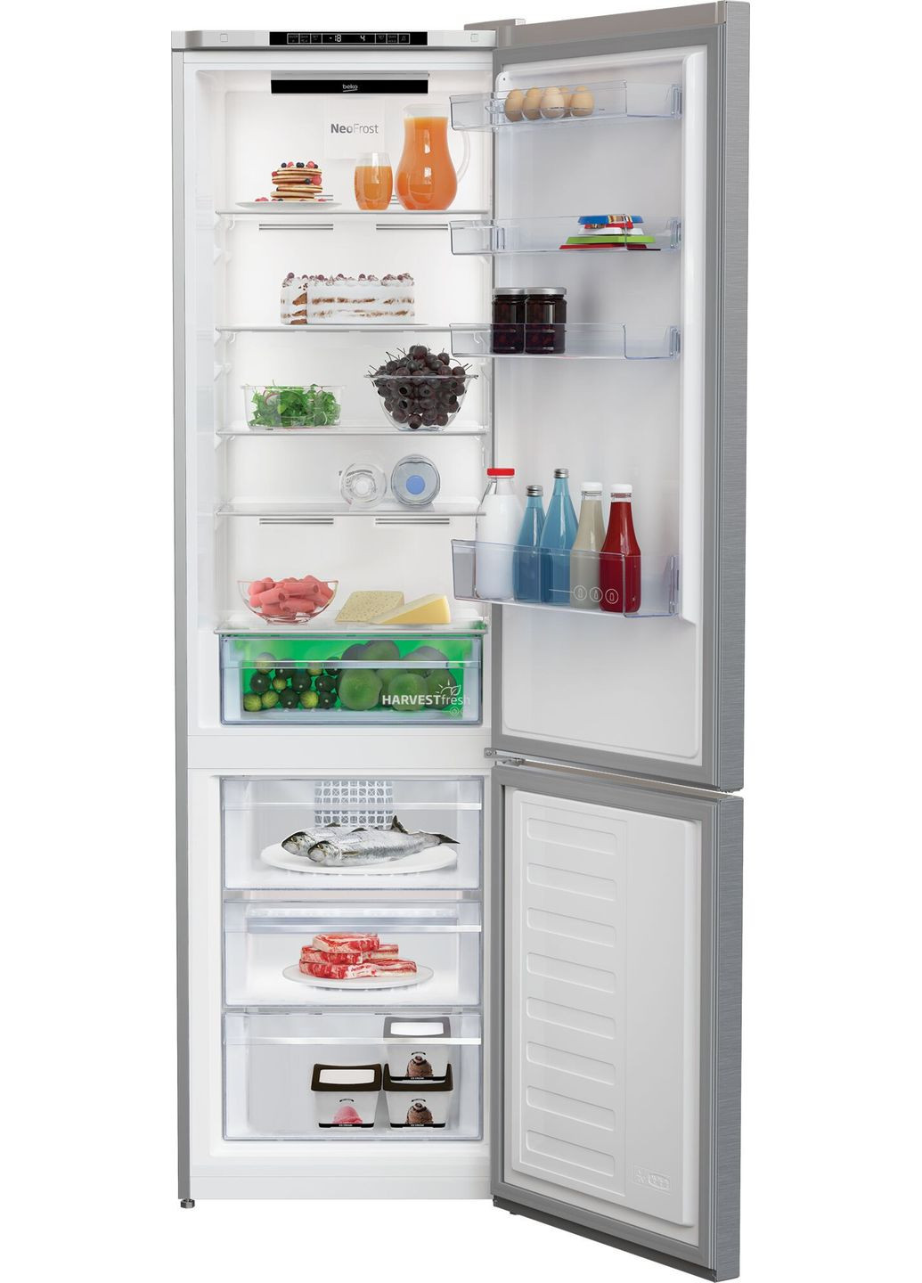 Холодильник RCNA406I35XB двухкамерный BEKO