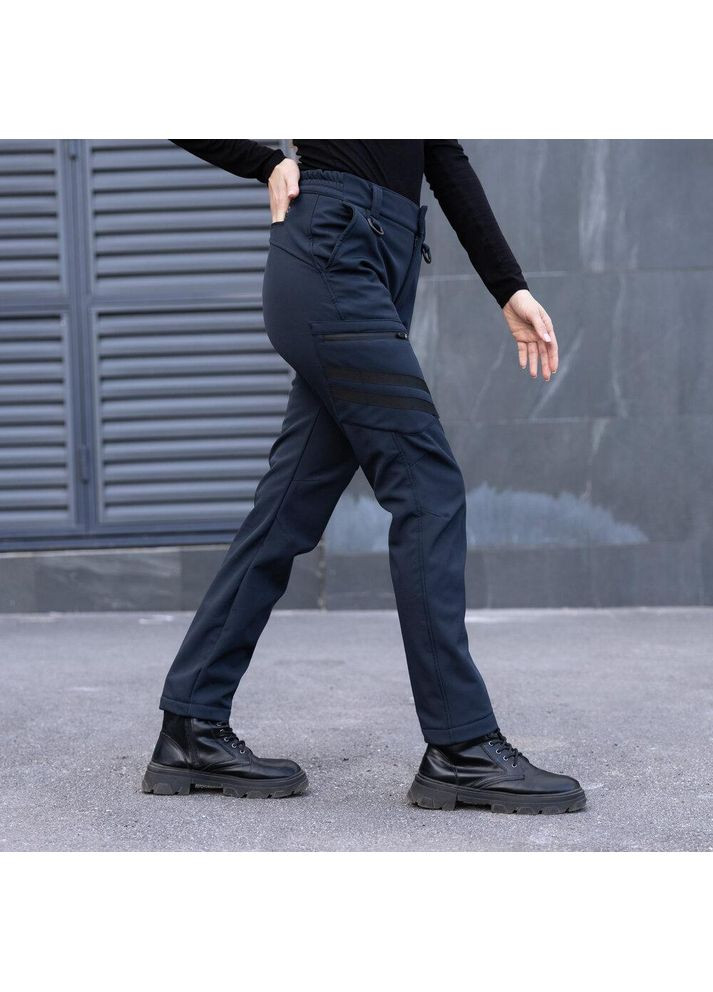 Тактичні жіночі штани Soft Shell сині Freedom (356174262)