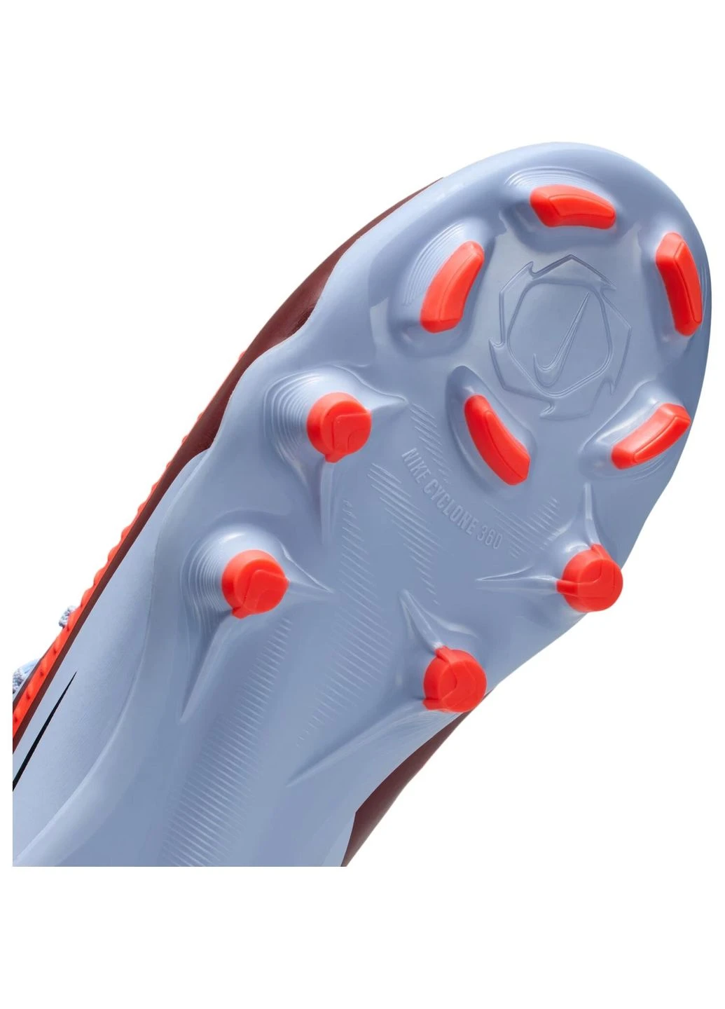 Бутсы детские JR FG/MG светло-сине-красные HM9203-400 Nike PHANTOM 6 LOW ACADEMY (396999505)