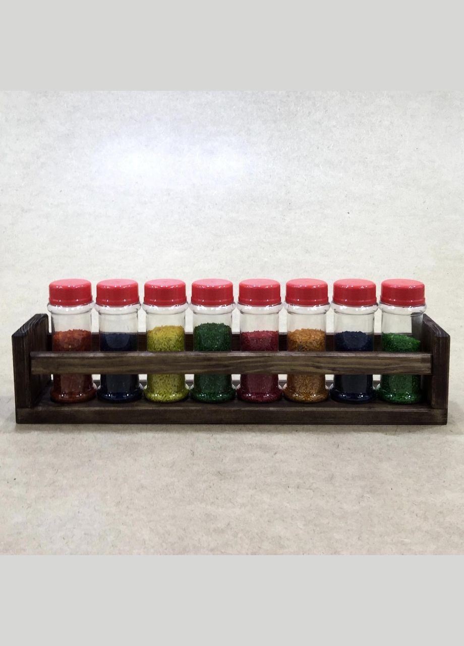 Органайзер для спецій з дерева Чілі 40 мокко (СПЦ-400210) No Brand (327423147)