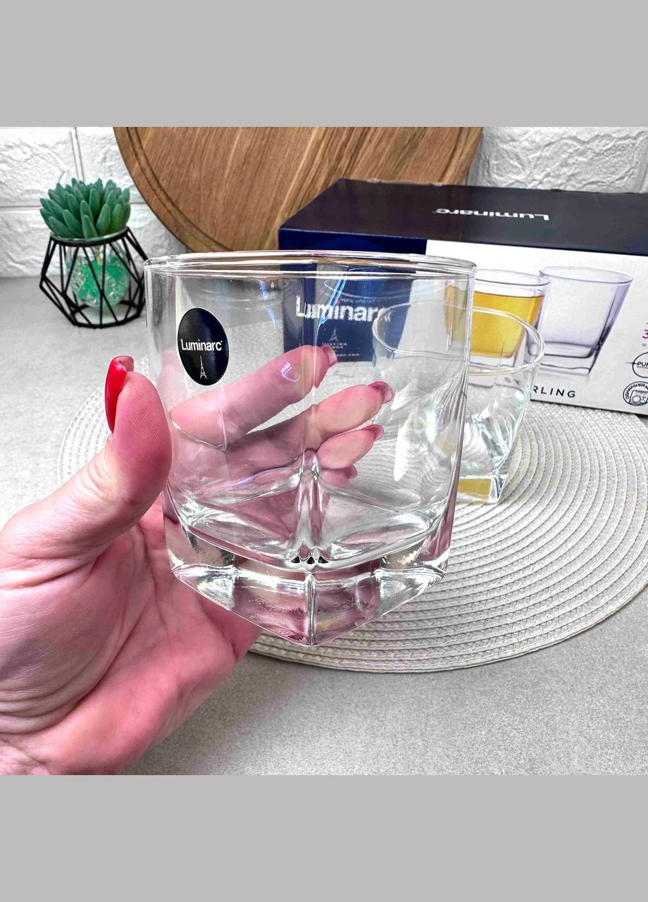 Набор низких стаканов с квадратным дном Sterling 300 мл 6 шт (N0755) Luminarc (343052344)