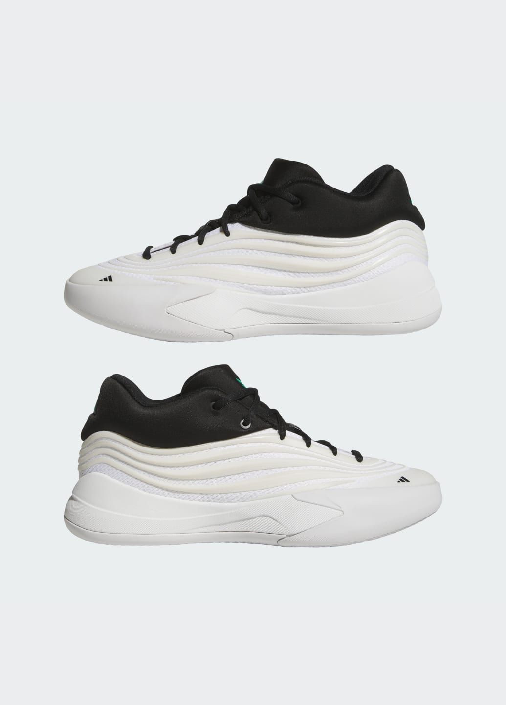 Белые летние кроссовки dame x adidas