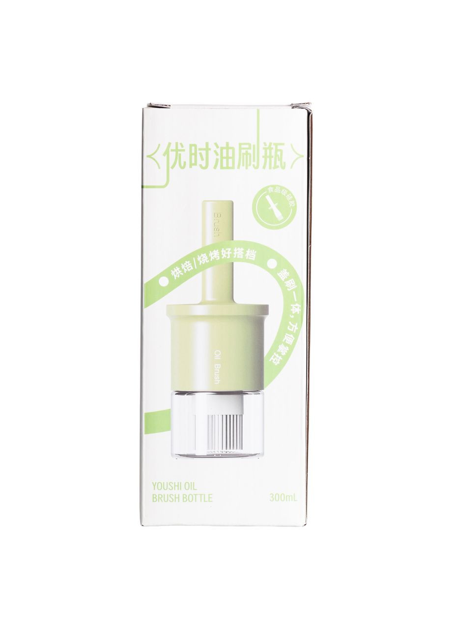 Баночка для олії з пензликом 300 мл диспенсер з пензликом для оливкової, соняшникової олії Жовтий HP-34-11Y Yiwu (336714171)