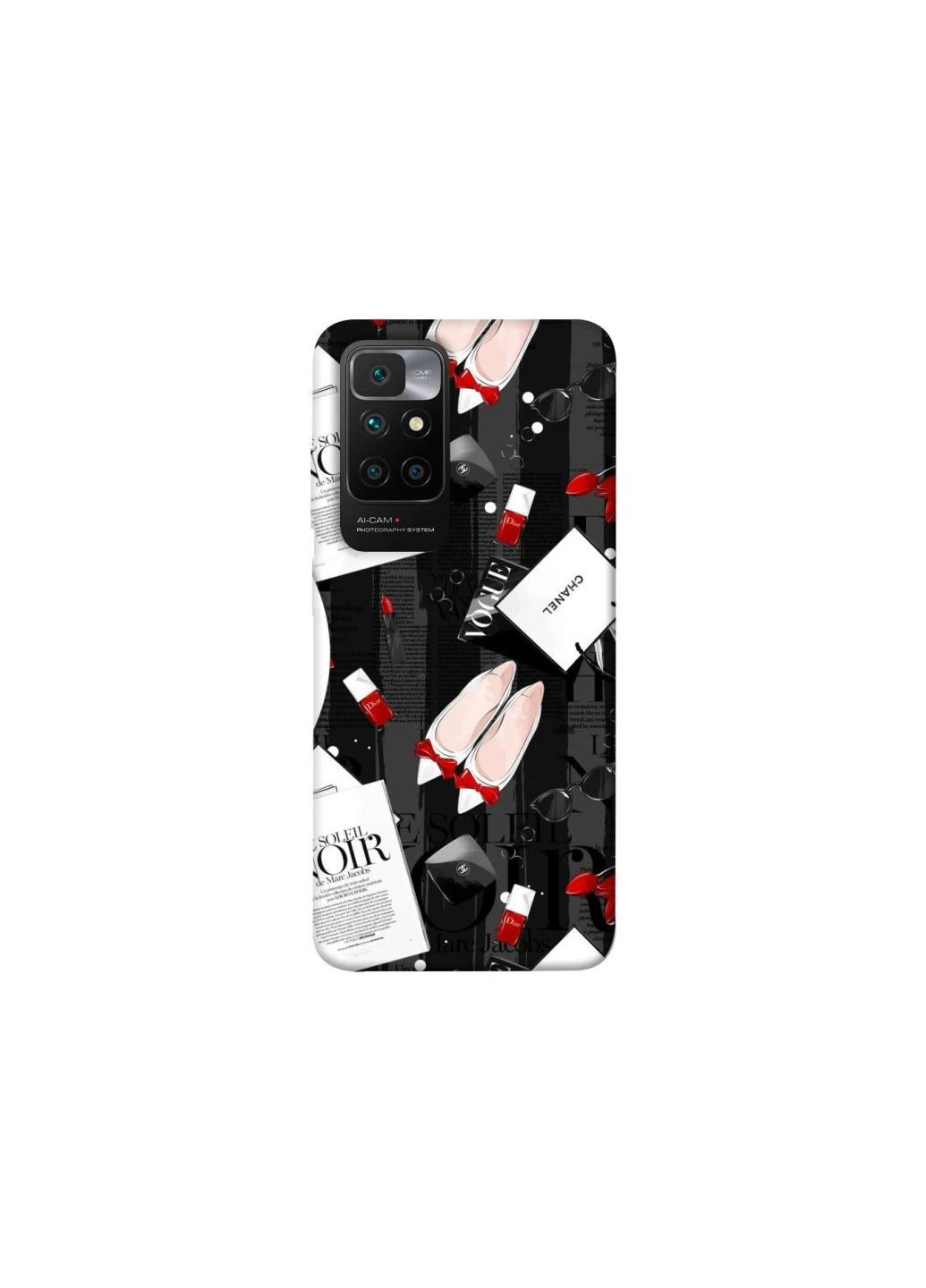 Чохол на Xiaomi Redmi 10 Fashion collage ver.4 Frontalka (382276337)