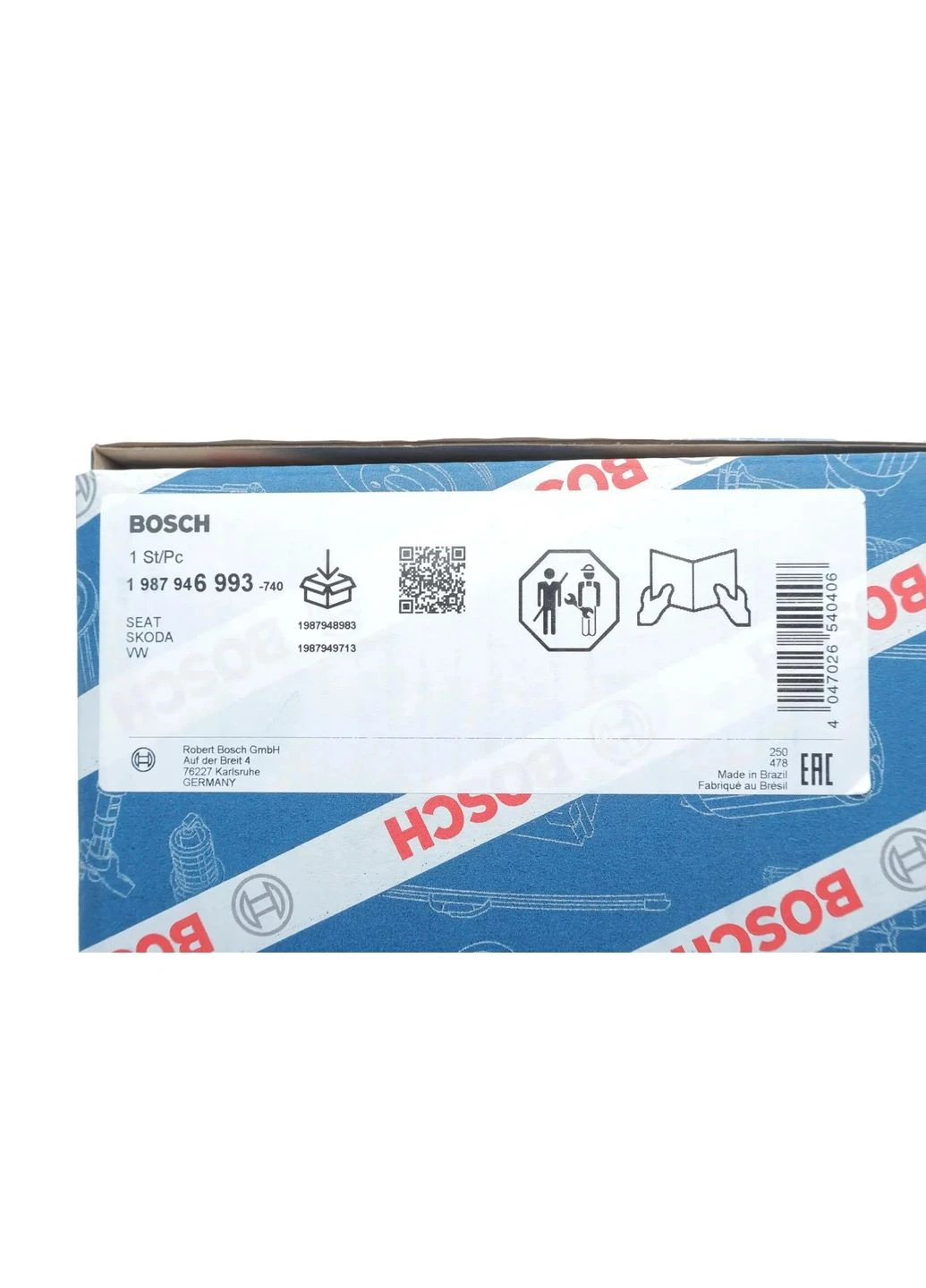 Роликовий модуль натягувача ременя (ролик, ремінь, помпа) Bosch (354757610)